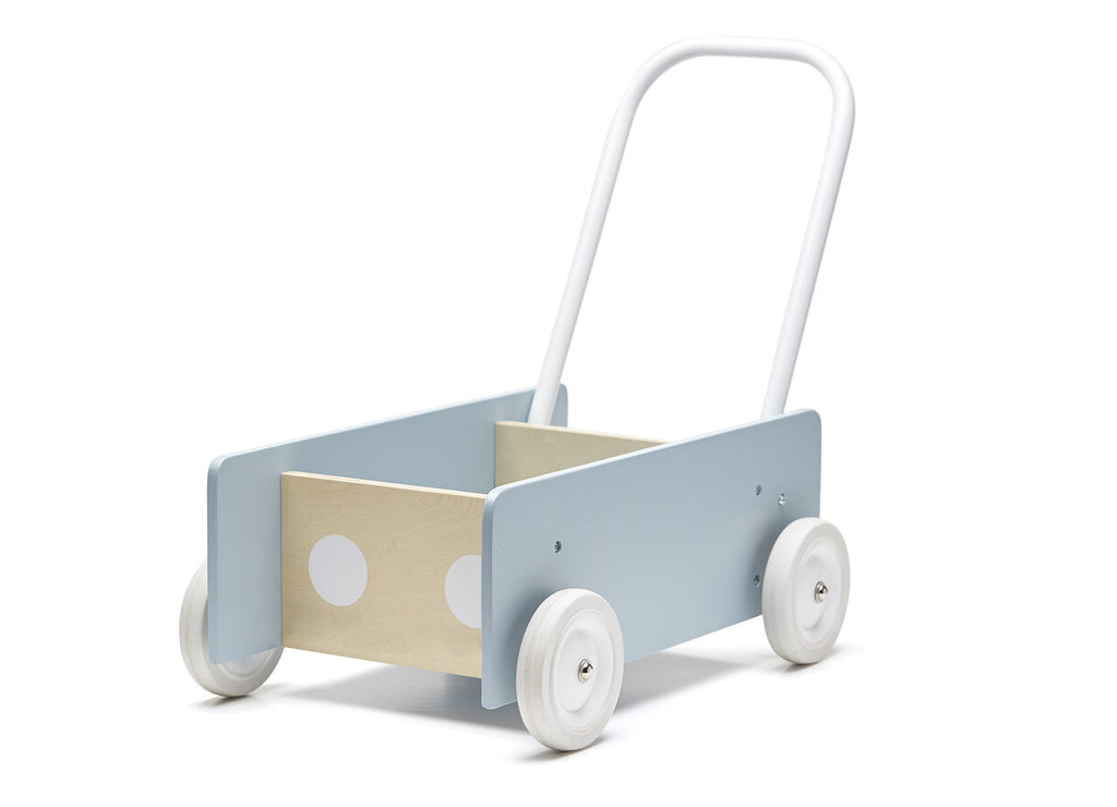 Kids Concept - Wandelwagentje - Blauw Grijs, Loopwagens, Kid's Concept, Keekabuu