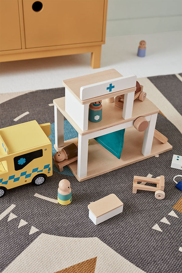 Kids Concept - Speelgoed Ziekenhuis - Aiden, Houten speelgoed, Kid's Concept, Keekabuu