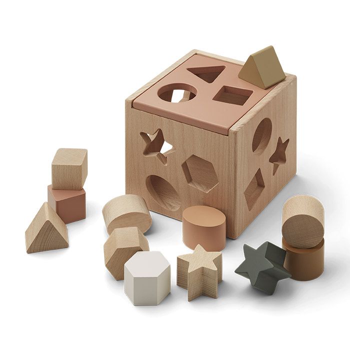 Liewood - Mark Puzzel Kubus Geometrisch, puzzels, Liewood, Keekabuu