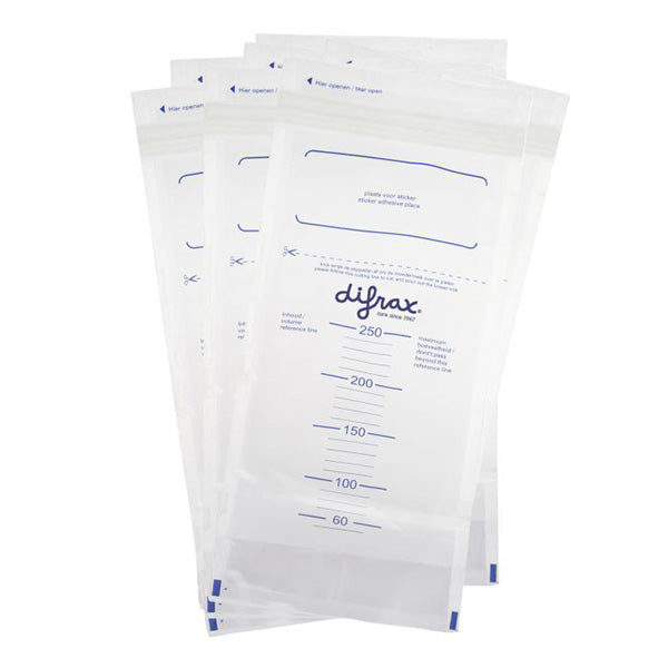 Difrax - Moedermelk bewaarzakjes - 20 stuks, Moedermelk bewaarzakjes, Difrax, Keekabuu