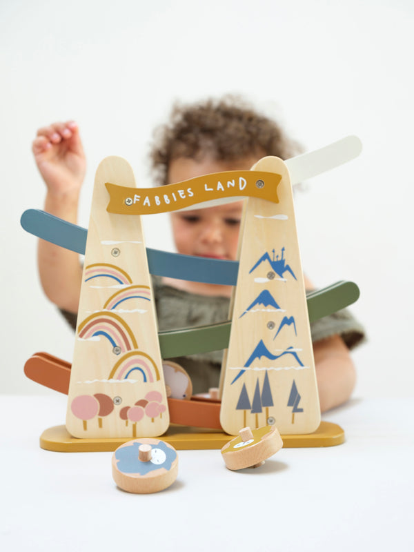 Fabelab - Houten Racebaan - Fabbies Land, Houten speelgoed, Fabelab, Keekabuu