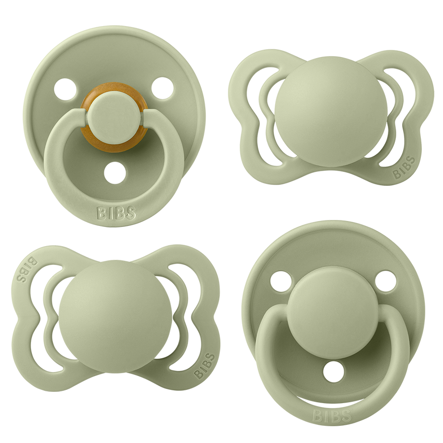 BIBS Try-It Collection - 4 Fopspenen van Rubber/Siliconen, Fopspenen, Bibs, Keekabuu