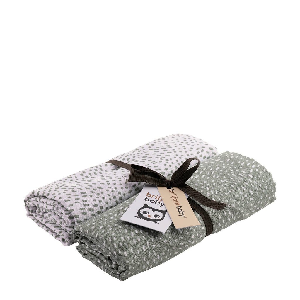 Briljant Baby - Hydrofiele Doeken Minimal Dots, Hydrofiele doeken, Briljant Baby, Keekabuu