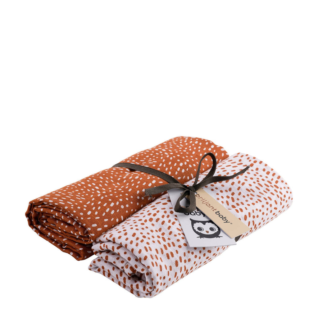 Briljant Baby - Hydrofiele Doeken Minimal Dots, Hydrofiele doeken, Briljant Baby, Keekabuu