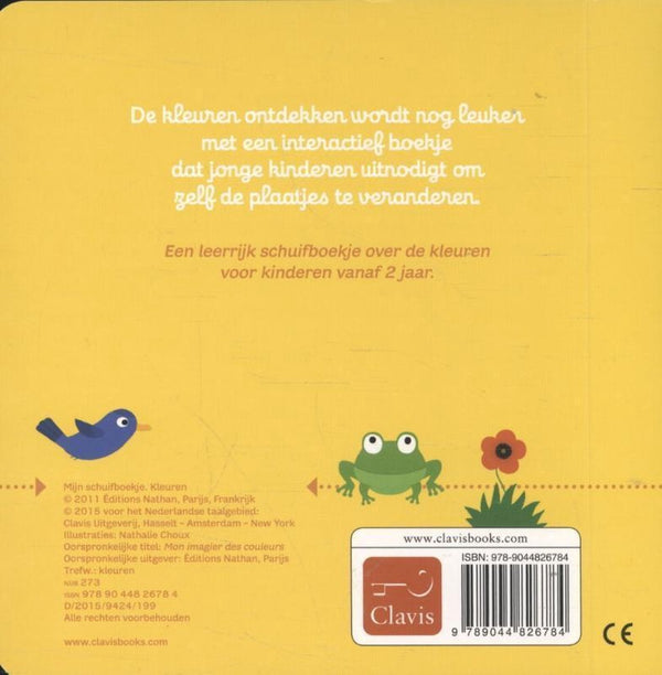 Clavis- Mijn Schuifboekje Kleuren, Peuterboeken, Clavis, Keekabuu