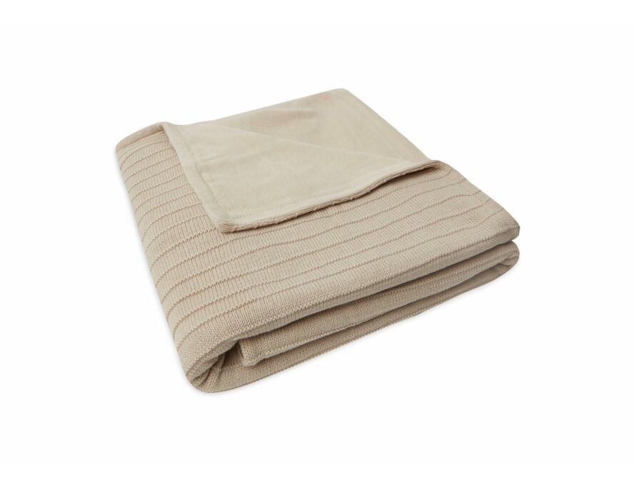 Jollein - Ledikantdeken Velvet Pure Knit GOTS, Dekens, Jollein, Keekabuu