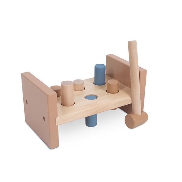 Jollein - Houten Hamerbank - Blauw, Hamerbanken & vormenstoven, Jollein, Keekabuu