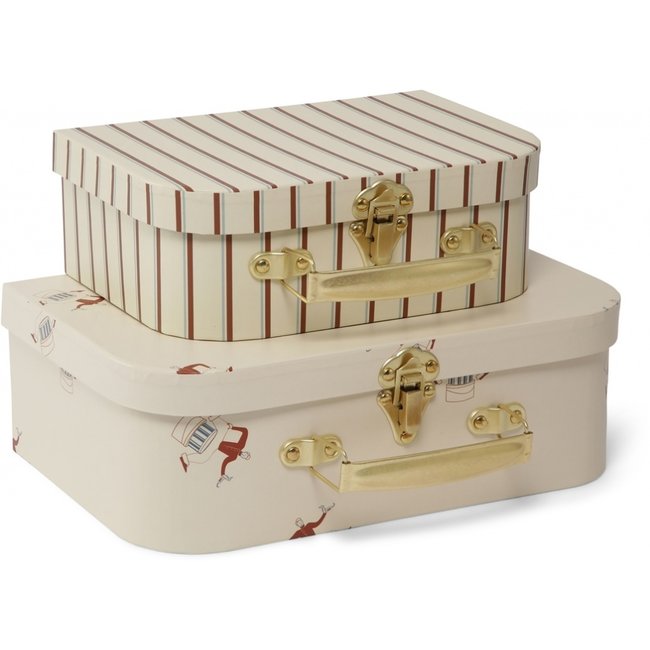 Konges Slojd  - Koffertje (Set van 2), Speelkoffertjes, Konges Slojd, Keekabuu