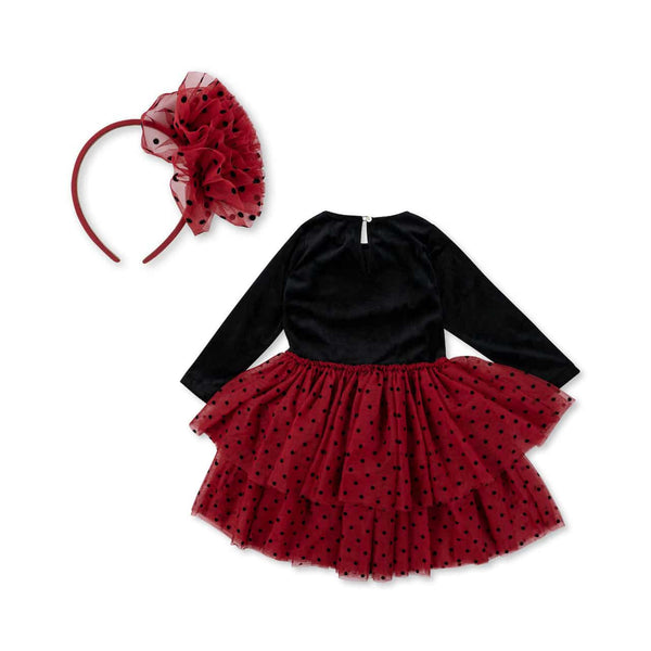 Konges Sløjd - Flamenco jurk met Haarband, Jurken, Konges Slojd, Keekabuu