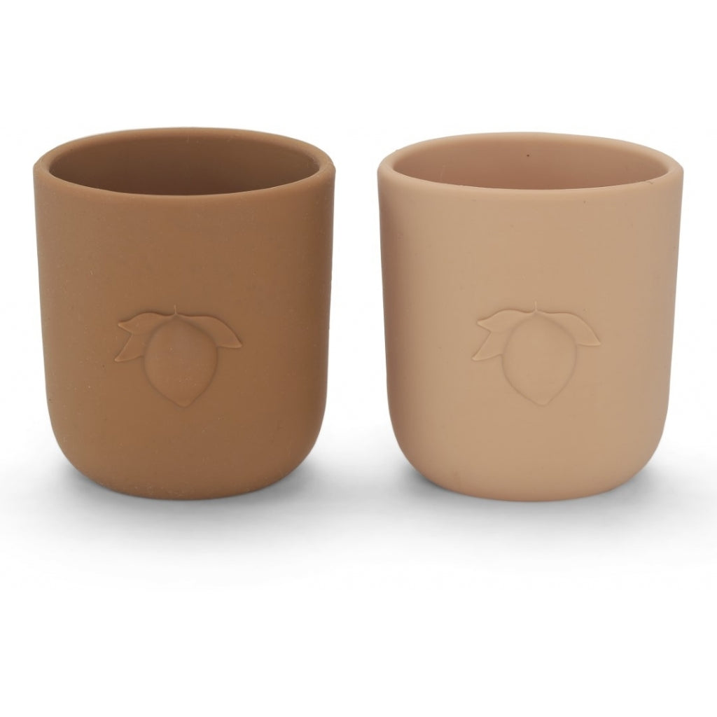 Konges Sløjd - Lemon Siliconen  Drinkbekers (Set van 2), Drinkbekers, Konges Slojd, Keekabuu
