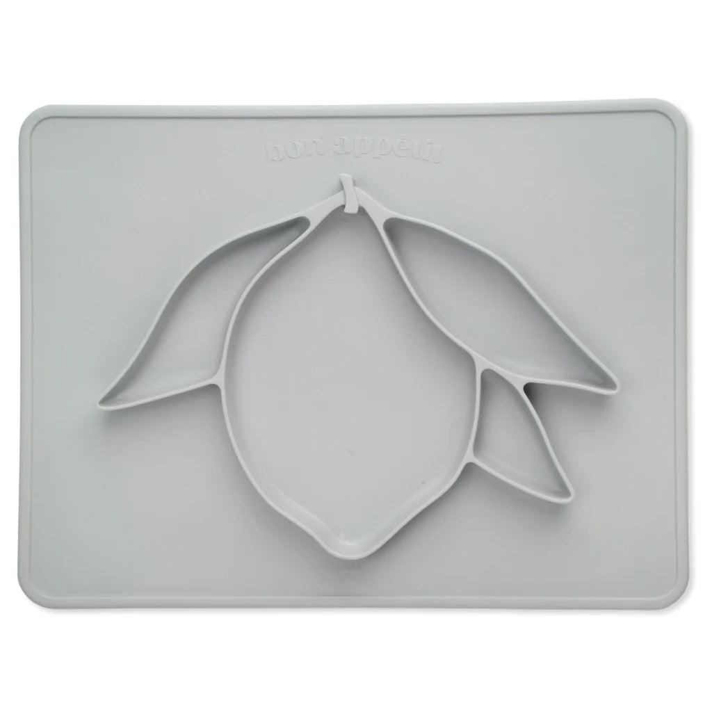 Konges Sløjd -  Siliconen Bord met Placemat -  Citroen, Borden, Konges Slojd, Keekabuu