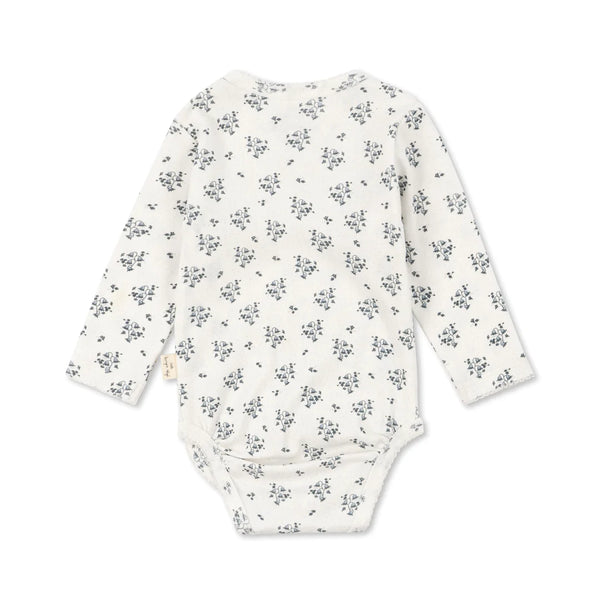 Konges Sløjd - Klassieke Overslag Romper met lange mouwen - Clochette Bleue, Rompers, Konges Slojd, Keekabuu