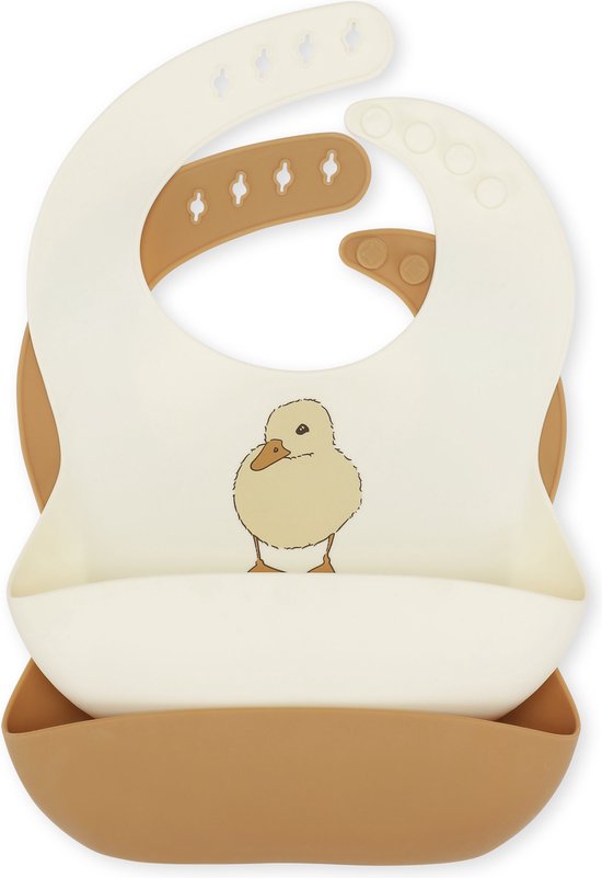 Konges Sløjd - Siliconen Slabbetjes (Set van 2), Slabbetjes, Konges Slojd, Keekabuu