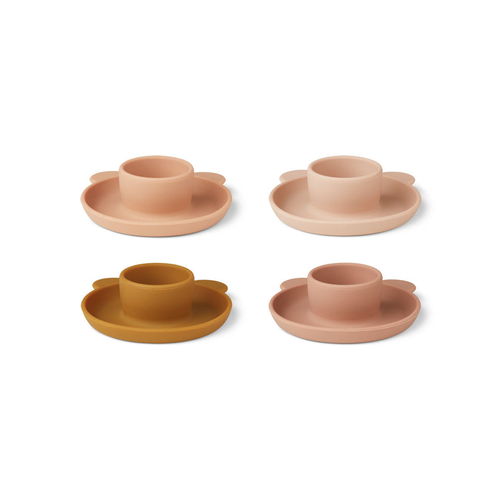 Liewood - Eierdopjes Janus (4 stuks) - silicone, Eierdopjes, Liewood, Keekabuu