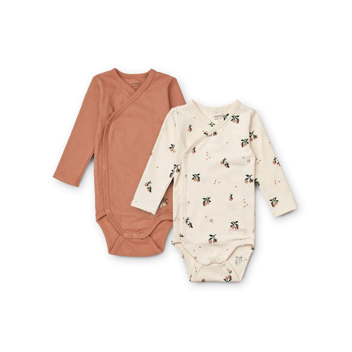 Liewood - Overslagrompers (Set van 2), Jumpsuits en rompertjes, Liewood, Keekabuu