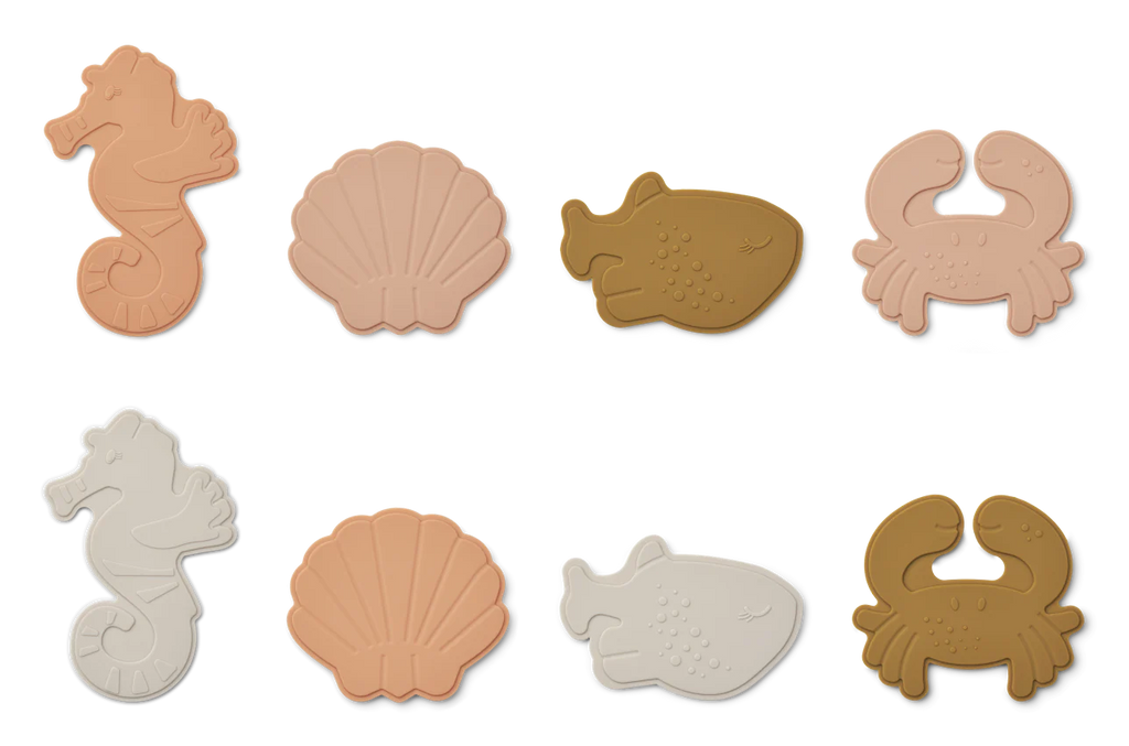 Liewood - Mini Badfiguurtjes - Badmatjes Paola - Zeedieren, Badspeelgoed, Liewood, Keekabuu