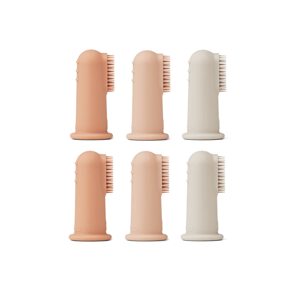 Liewood - Simon Vingertandenborstel Voor Baby's (set van 6), Tandenborstels, Liewood, Keekabuu