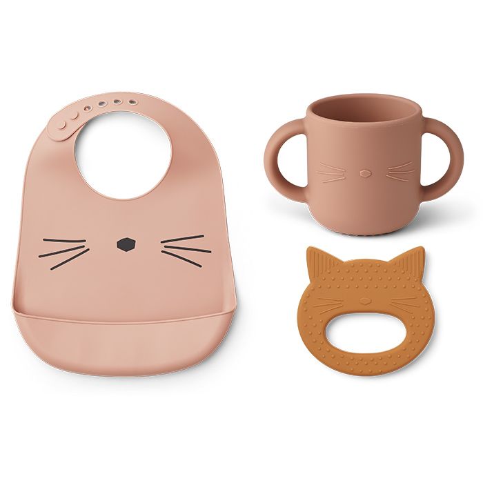 Liewood - Siliconen Babyset 3-delig, Kraamcadeau, Liewood, Keekabuu