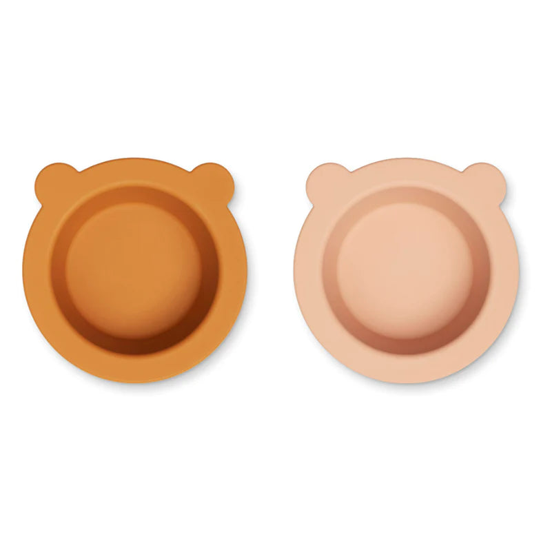 Liewood - Peony Kommen Met Zuignap (Set van 2), Kommen, Liewood, Keekabuu