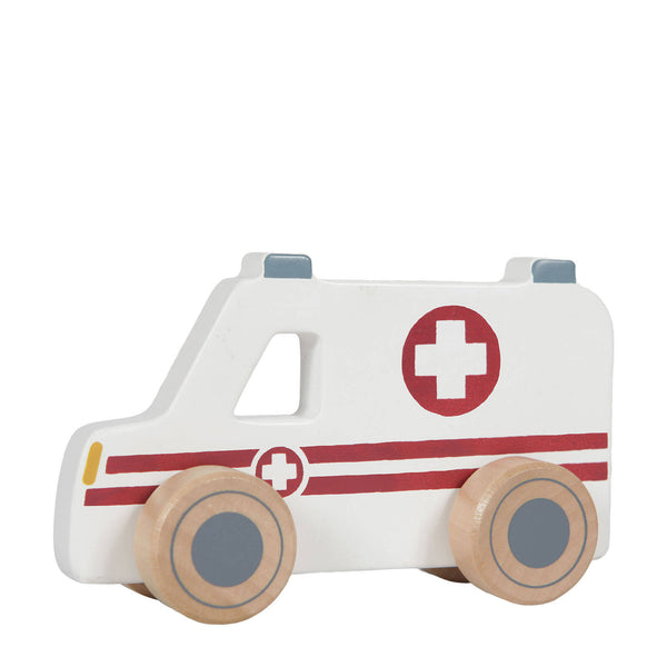 Little Dutch - Houten Hulpverleningsauto’s, Houten speelgoed, Little Dutch, Keekabuu