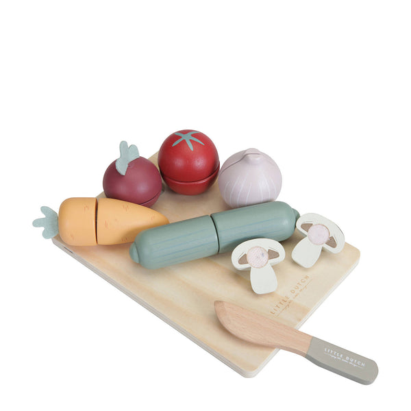 Little Dutch - Houten Snijset Groenten, Houten speelgoed, Little Dutch, Keekabuu