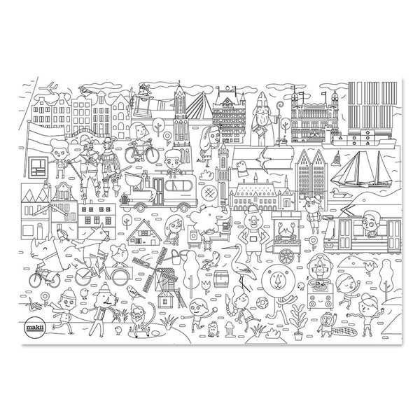 Makii - Turbo Kleurplaat Nederland, Kleurplaten & stickers, Makii, Keekabuu