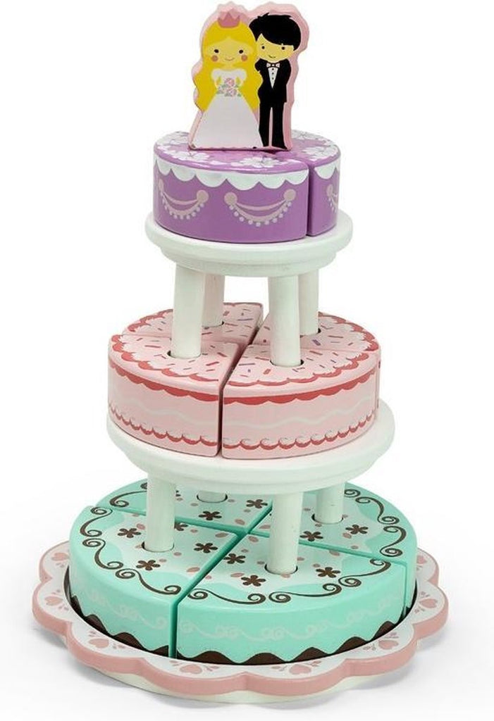 Mamamemo -  3 Lagen Feesttaart, Houten speelgoed, Mamamemo, Keekabuu