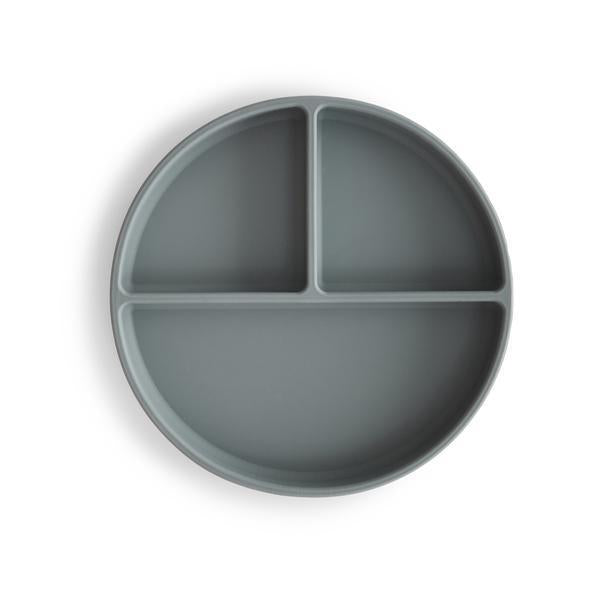 Mushie -  Siliconen Vakjesbord met Zuignap, Borden & kommen, Mushie, Keekabuu