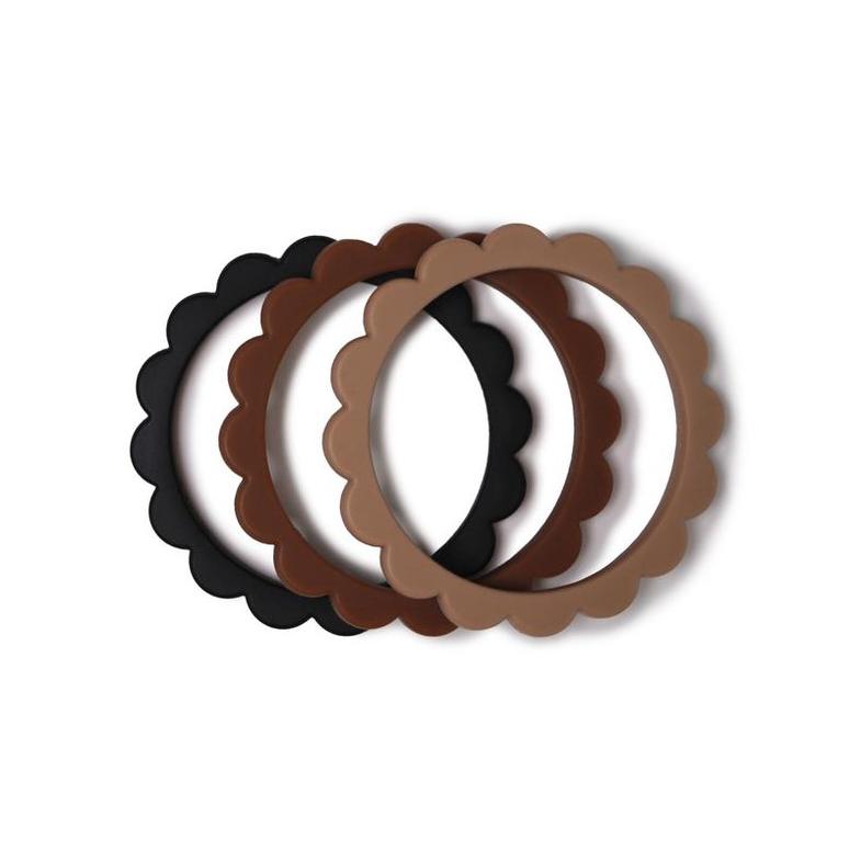 Mushie - Siliconen Bijtringen mix 3pack, Bijtringen, Mushie, Keekabuu