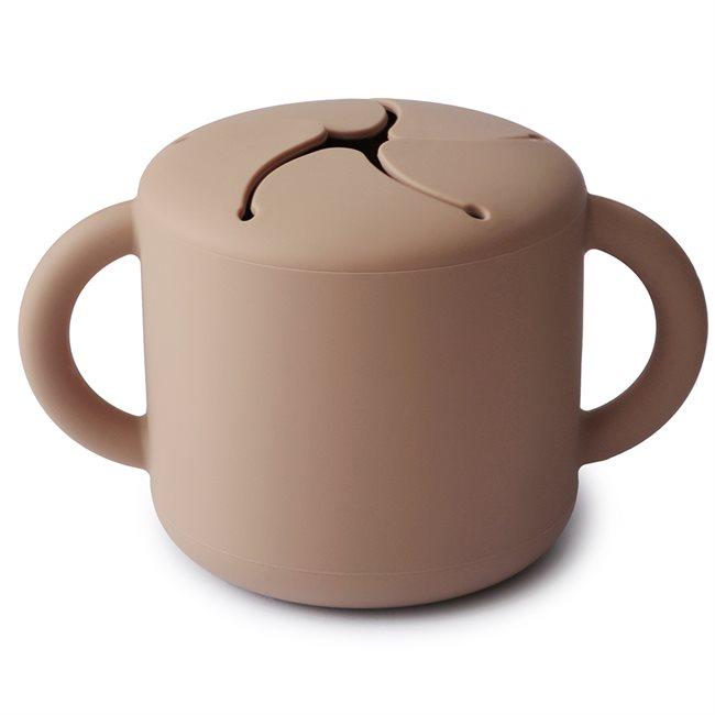 Mushie - Siliconen Snack Cup, Snackcups, Mushie, Keekabuu