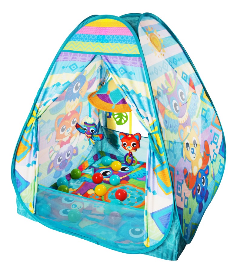 Playgro -  Convert Me Teepee Ball Activity - Speelkleed met ballen, Activiteiten speelgoed, Playgro, Keekabuu