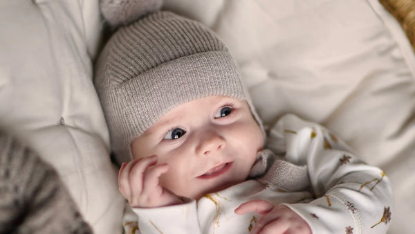 SAGA  Copenhagen - Babymuts van Merino wol, Babymutsjes, SAGA Copenhagen, Keekabuu