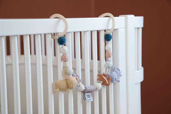 Sebra - Gehaakte Wagenspanner Daydream, Kinderwagen speelgoed, Sebra, Keekabuu