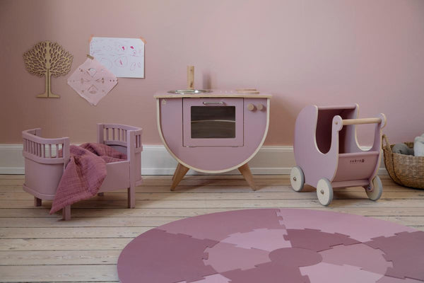 Sebra - Houten Poppenwagen, Poppenwagens, Sebra, Keekabuu