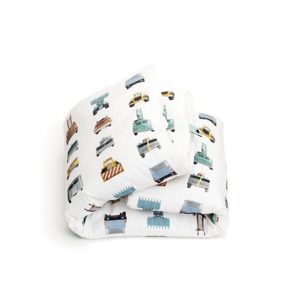 Studio Ditte Dekbedovertrek Junior (120x150cm) Werkauto, Dekbedovertrekken, Studio Ditte, Keekabuu