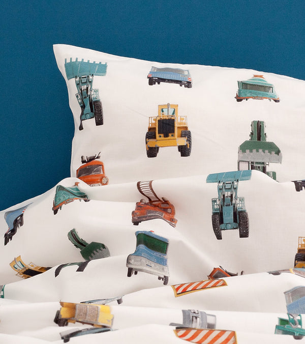 Studio Ditte Dekbedovertrek Junior (120x150cm) Werkauto, Dekbedovertrekken, Studio Ditte, Keekabuu