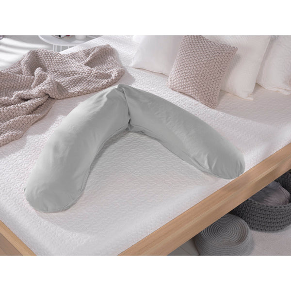 Theraline - Voedingskussen Original Bio jersey - Grijs, Voedingskussens, Theraline, Keekabuu