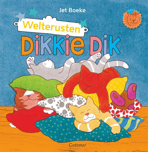 Gottmer Kinderboeken  - Cadeaubox 'Welterusten, Dikkie Dik!' boek met  Knuffeldoek, Peuterboeken, Gottmer, Keekabuu