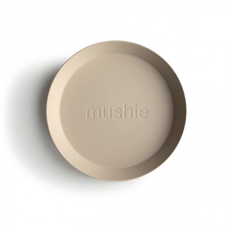 Mushie  - Kinderservies Set 2 Borden Rond, Borden, Mushie, Keekabuu