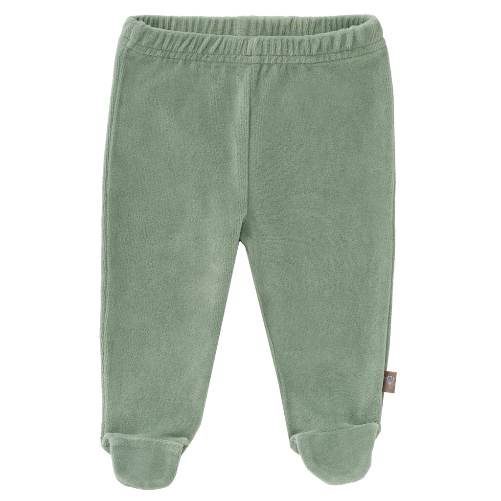 Fresk - Broekje velours met voet Forest green, Pyjama's, Fresk, Keekabuu
