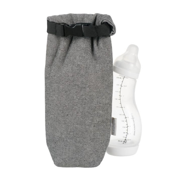 Difrax Isolerende Flessentas Luxe Grijs - Voeding