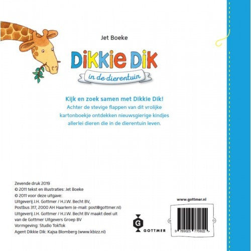 Gottmer Kinderboeken -  Dikkie Dik in de Dierentuin, Peuterboeken, Gottmer, Keekabuu