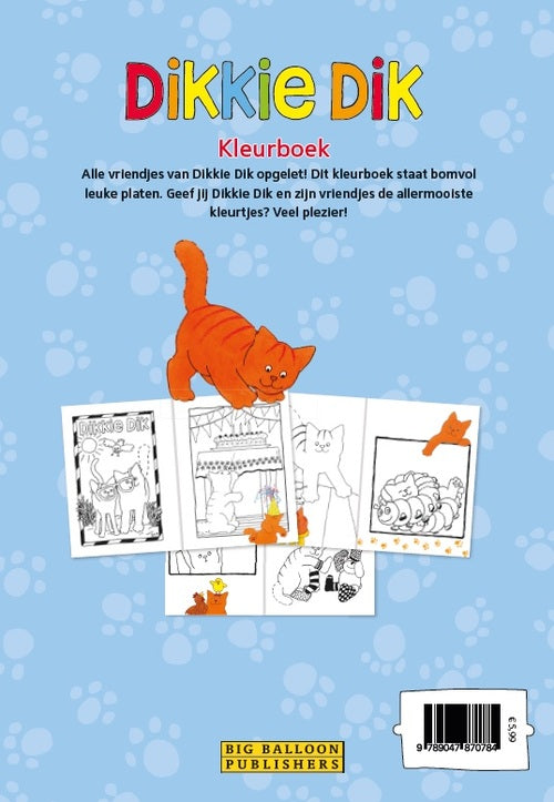 Gottmer Kinderboeken - Dikkie Dik Kleurboek, Kleurplaten & stickers, Gottmer, Keekabuu