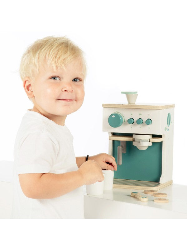 Label Label -  Houten Espresso Machine, Houten Speelgoed, Label Label, Keekabuu