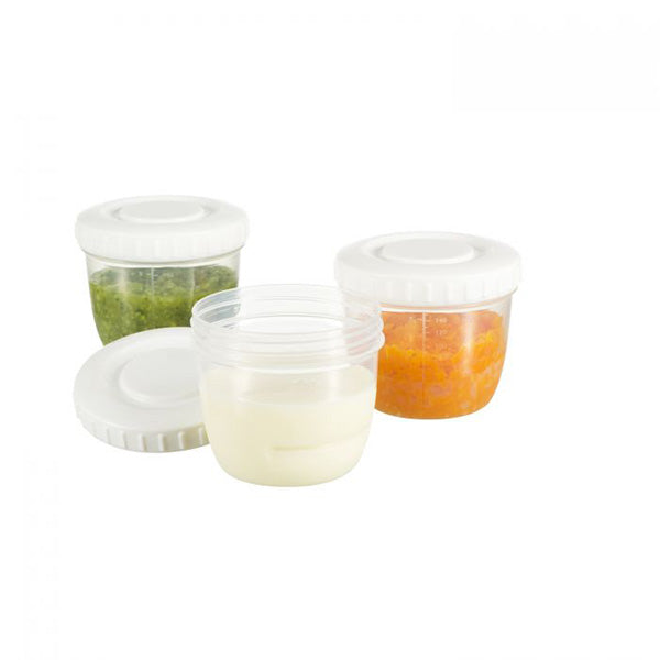 Difrax - Borstvoeding Melkpoeder - Bewaarbakjes - 6 stuks - Voeding