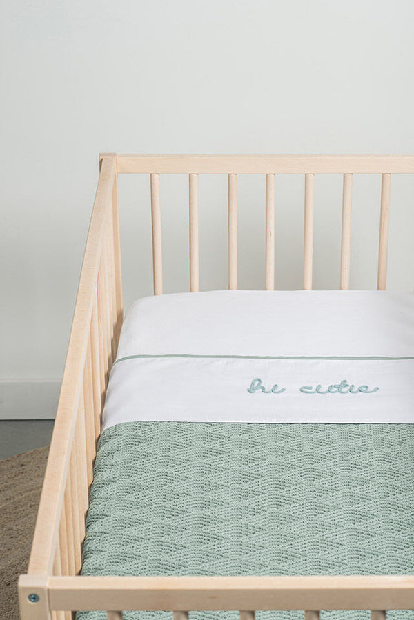 Jollein -  Hi Cutie Ledikantlaken | Ash Green, Lakens, Jollein, Keekabuu
