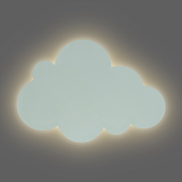 Jollein - Wandlamp Kinderkamer Wolken (Groen), Nachtlampen, Jollein, Keekabuu