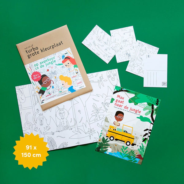 Makii - Turbo Grote kleurplaat, Kleurplaten & stickers, Makii, Keekabuu