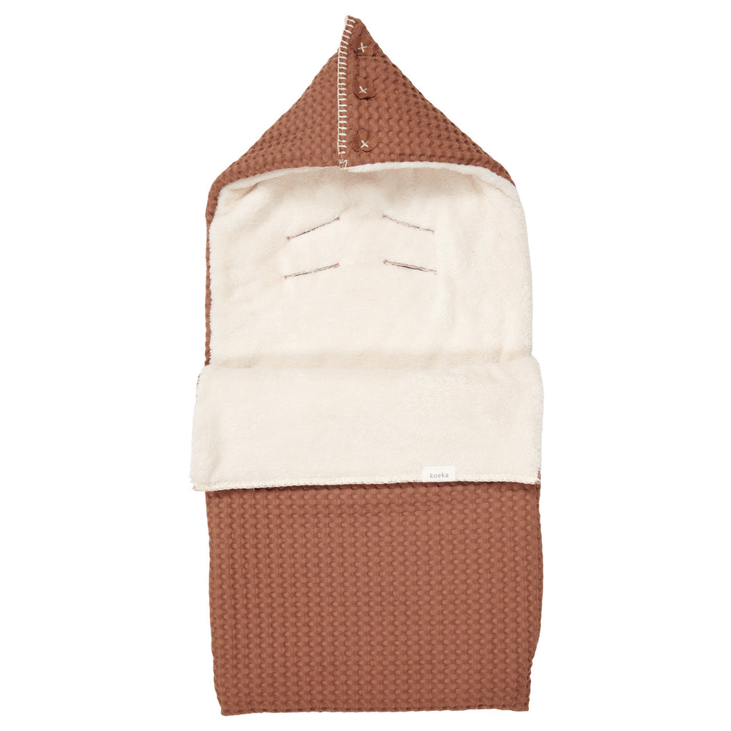 Koeka - Voetenzak 0+ 3 punts Wafel - Teddy Oslo, Voetenzakken, Koeka, Keekabuu