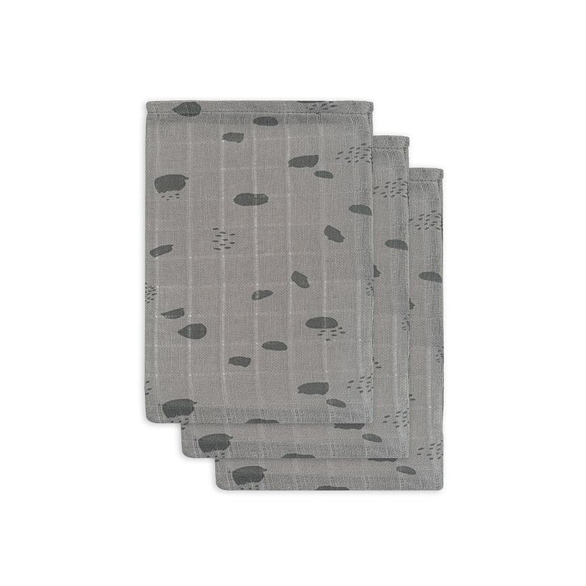 Jollein - Hydrofiele Washandjes 3 pack, Washandjes, Jollein, Keekabuu